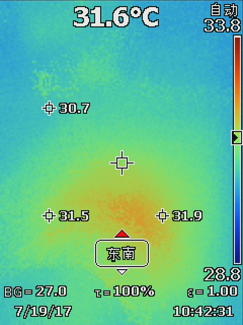 ir000048-2017.7.19核工楼303室内风扇开关温度
